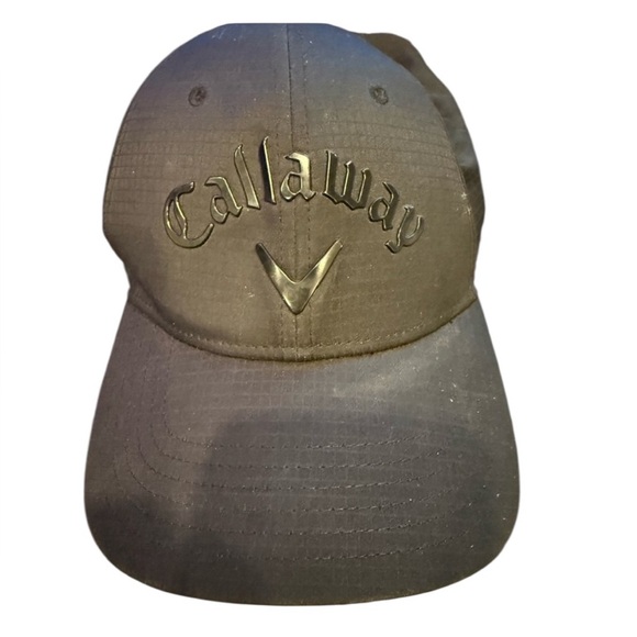 Callaway, black baseball cap very good condition adjustable backstrap black - Picture 1 of 8